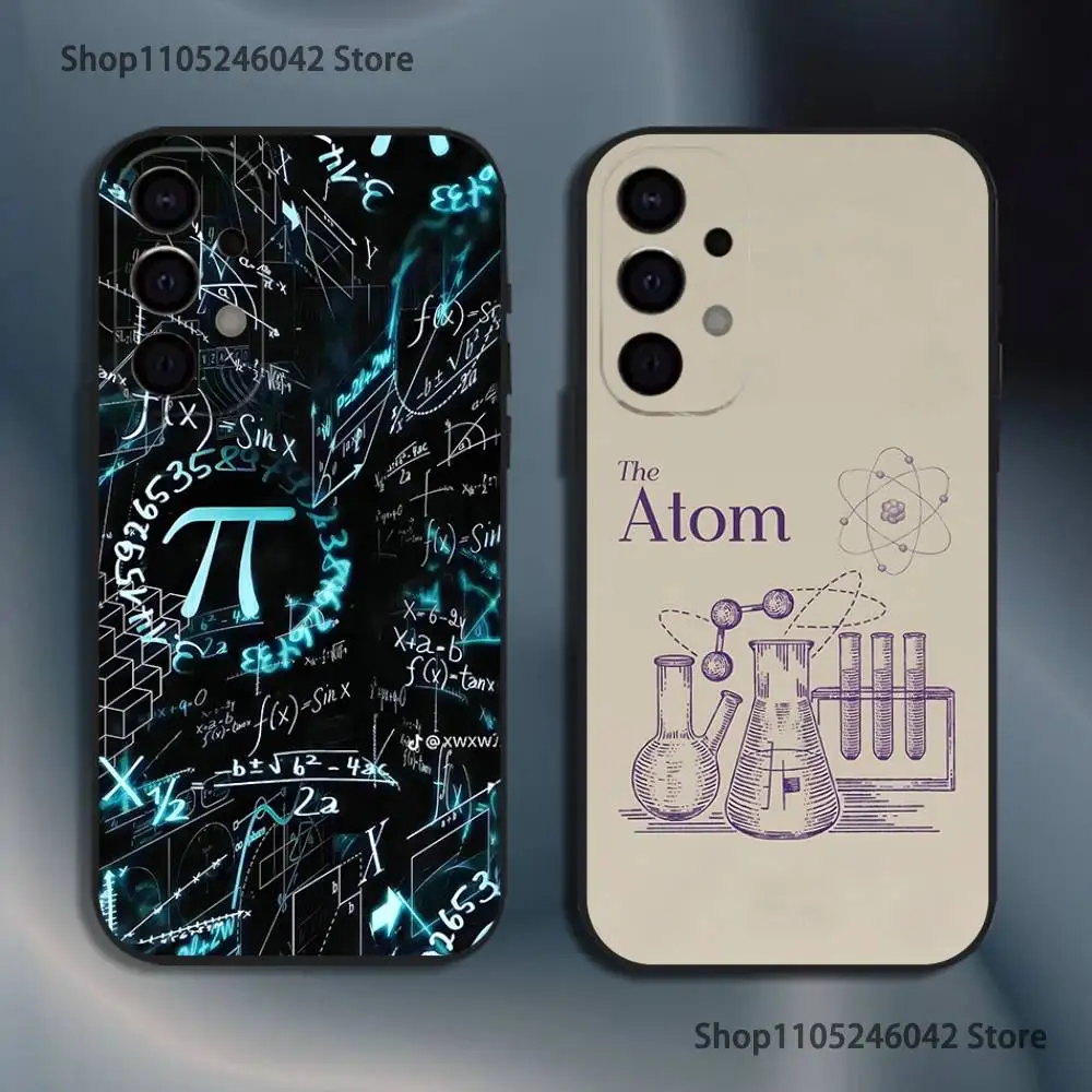 

Chemical Math Formula Black Cover Phone Case For Samsung S25,S24,S21,S22,S23,S30,Ultra,S20,Plus,Fe,Lite,5G