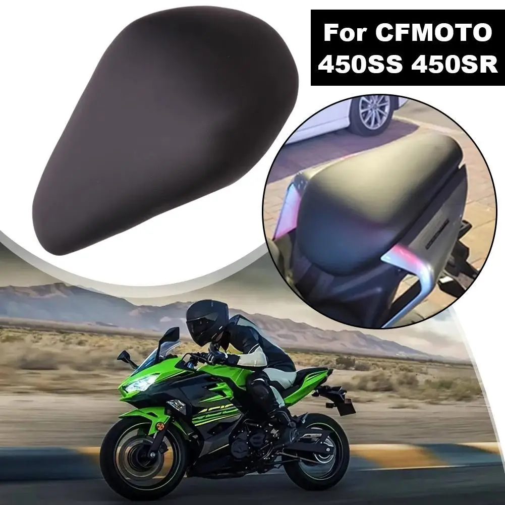 For CFMOTO 450SS 450SR 2022-2024 Motorcycle Passenger waterproof Rear Seat Pad Modified Soft Rear Fairing Rear Hump Pad