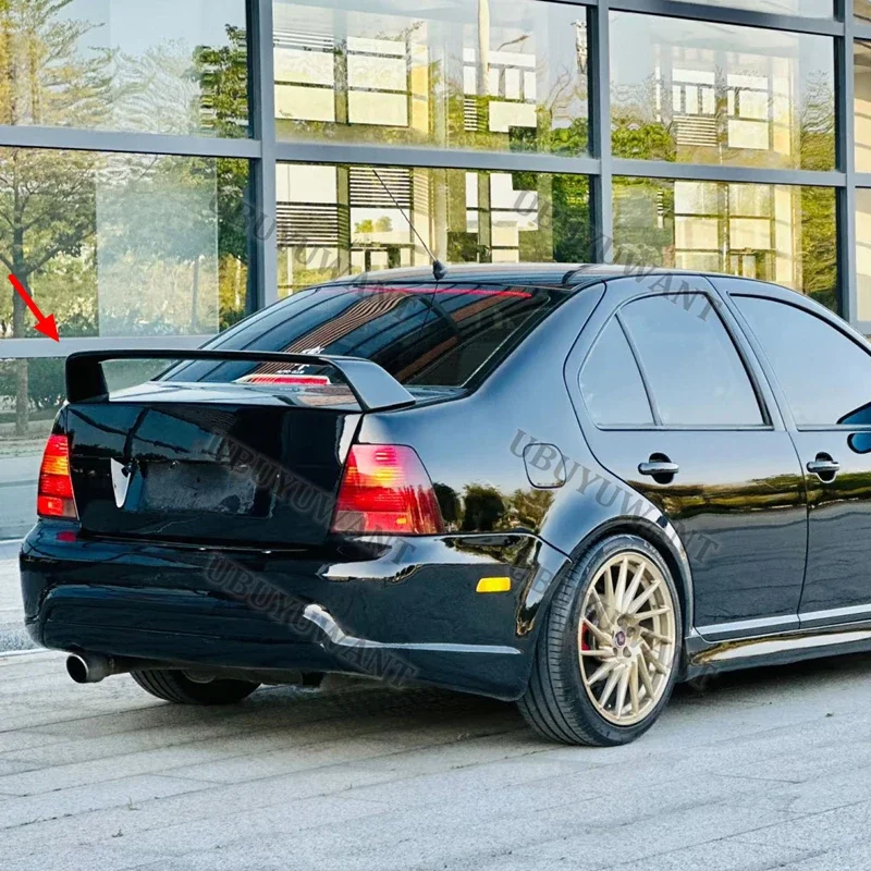 Für Alten Volkswagen Bora R 2001-2008 Heckklappen-Spoiler aus Kohlefaser, Auto-Styling Flügelspoiler