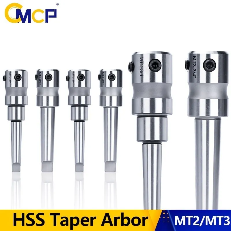 

3/4 Inch Morse Taper Arbor MT2 MT3 Hollow Drill Bit Holder For Metal Working Weldon Shank HSS Annular Cutter Arbor