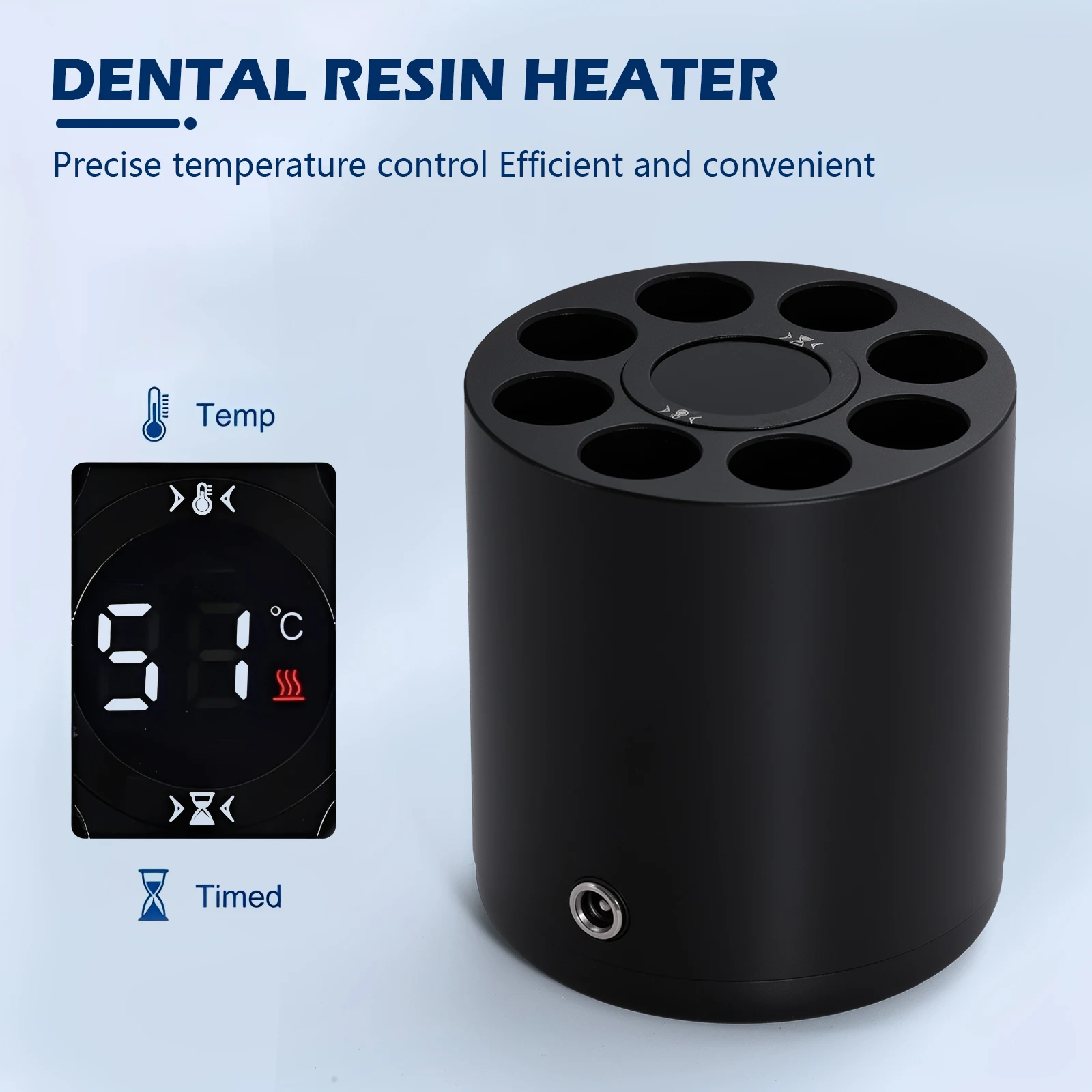 Dental Composite AR Resin Heater Temperature Display Material Warmer Soften 40/50/70°C Adjustable Dentist Equipment Tools