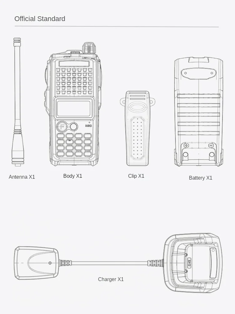 Quansheng K10AT walkie-talkie burro kong 10W de alta potência dispositivo remoto equipe ao ar livre marítimo marítimo plataforma portátil