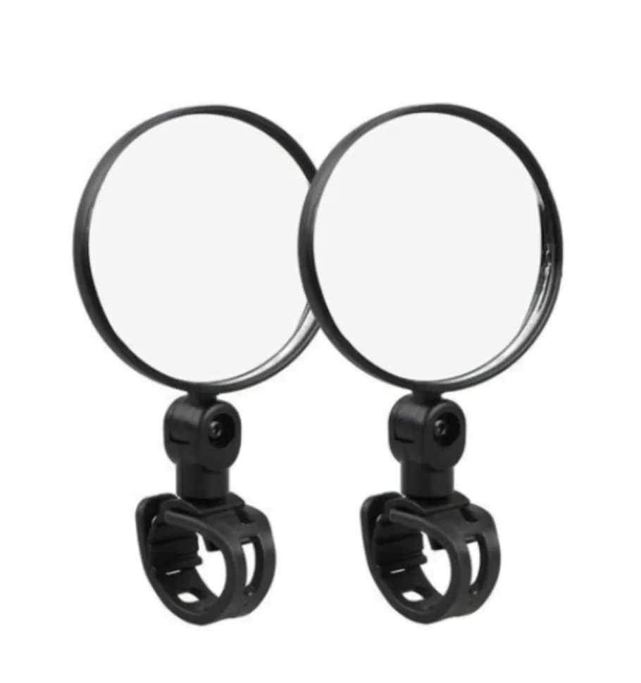 Universal Motorcycle Mirror Aluminum Black Handle Bar End Rearview Side Mirrors Suitable for 15-33mm bike Motorcycle Accessories