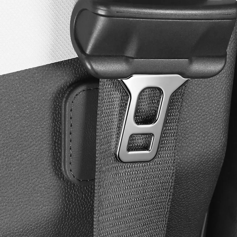 Magnetic Suction Seat Belt Clip Adjustable Clip Pu Leather Seat Belt Holder Universal Stabilizer Fastener Seat Belt Fixing Clip