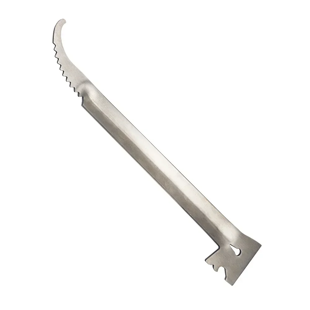 A 5PCS New European Style Stainless Steel Large Scraper With Nail Remover Beekeeping Tools And Knives