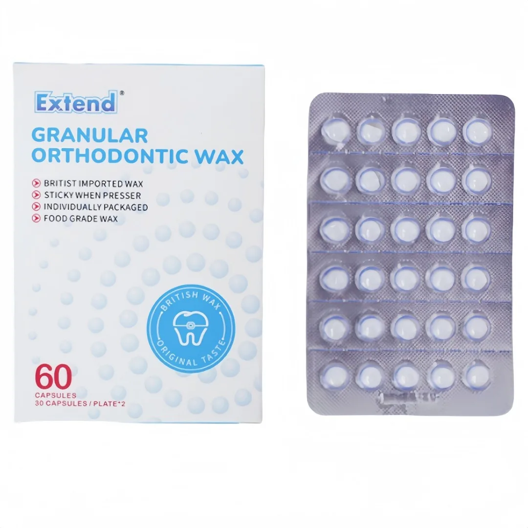 

1 Pack Orthodontic Wax for Teeth Braces Invisalign Unscented Wax Dots 60 Individual Hygienic Packaging Dental Wax Unscented