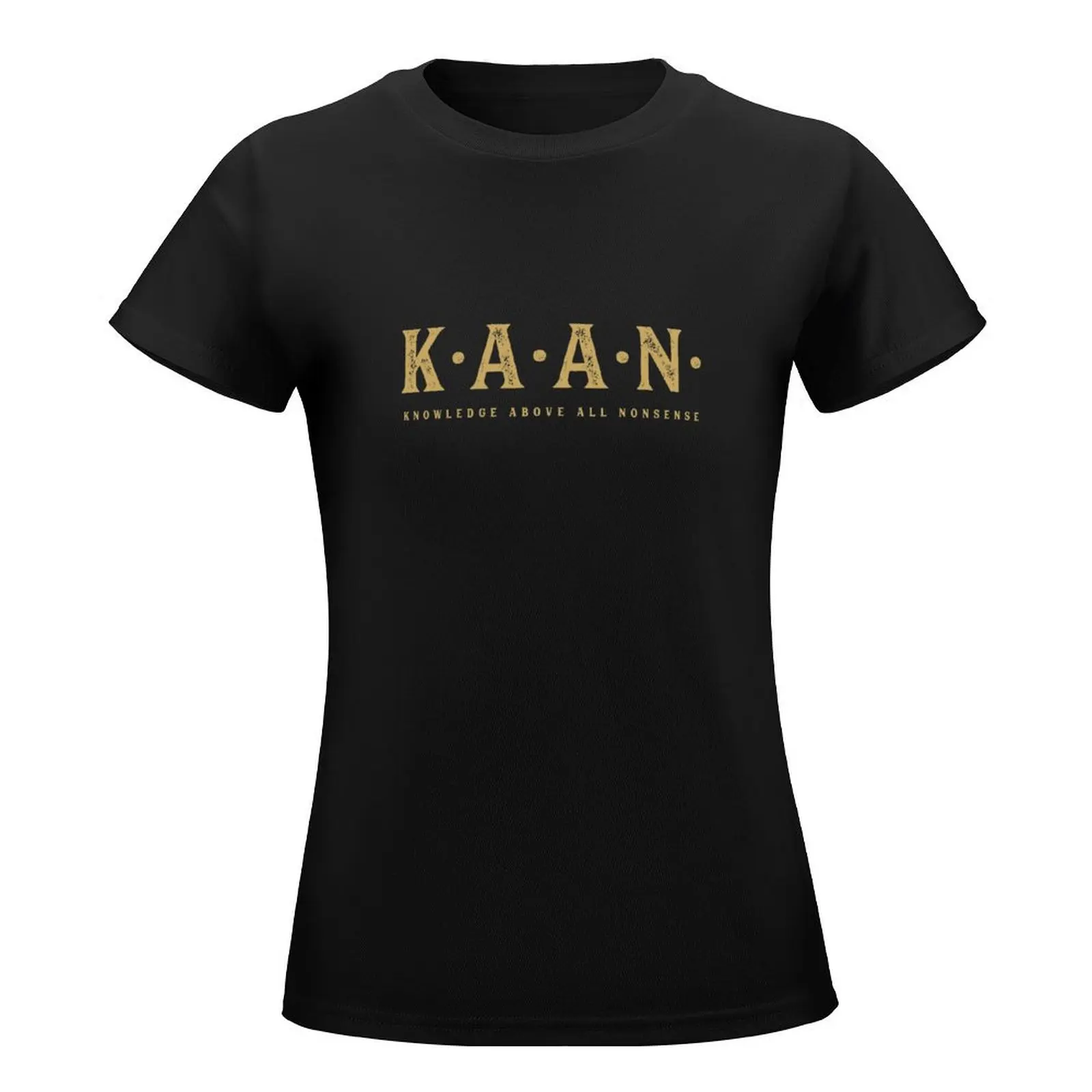 K.A.A.N. (in gold) T-Shirt Aesthetic clothing kawaii clothes Woman fashion