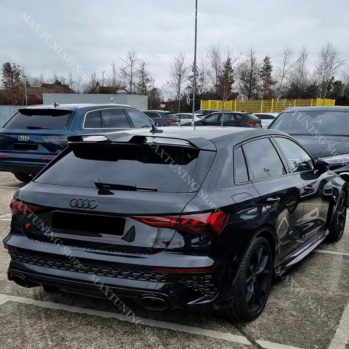 

Задний спойлер для Audi A3 S3 RS3 8Y Sportback 2021-2024, багажник автомобиля, крышка багажника, крышка, разделитель, крылья, хвостовые крылья, комплекты кузова из АБС-пластика, тюнинг