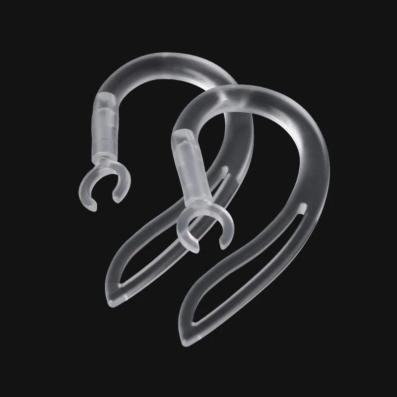 090F 6mm Bluetooth-compatible 360° Replacement Earphones Soft Silicone Flexible Ear Hook Clip