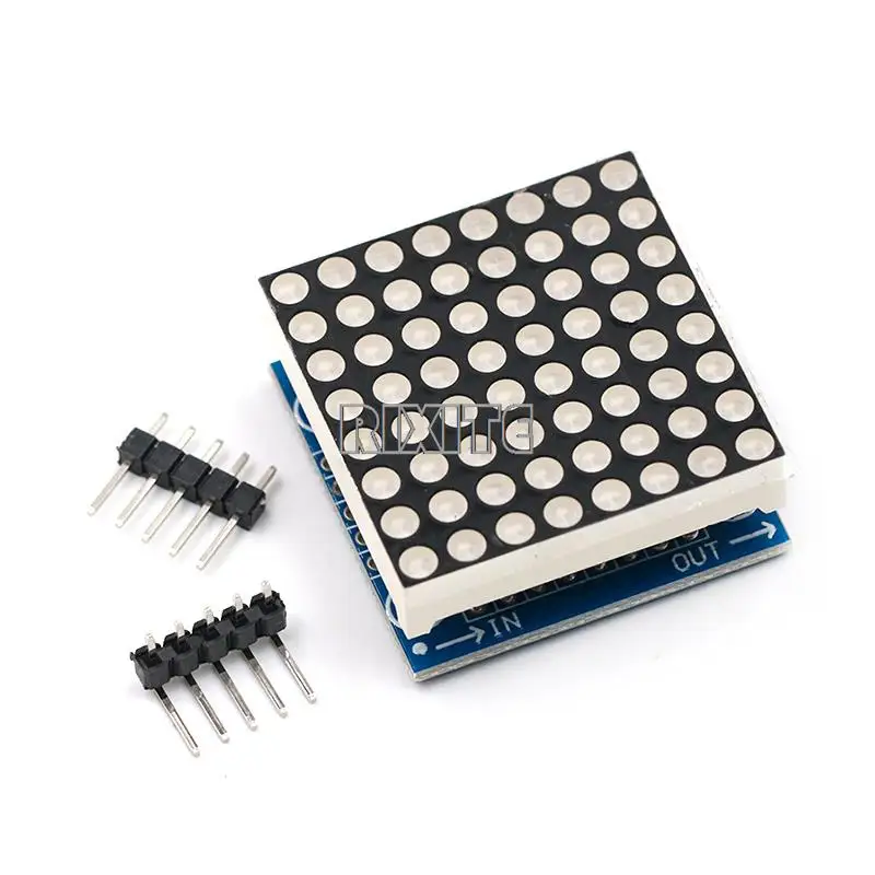 MAX7219 Dot Matrix Module Microcontroller Module LED Display Module Finished Goods , Can Be Together For Arduino Programming