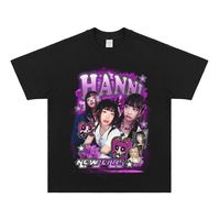 NewJeans Tee Korean Girl Group Printed Short Sleeve HAERIN HANNI MINJI DANIELLE T-shirt