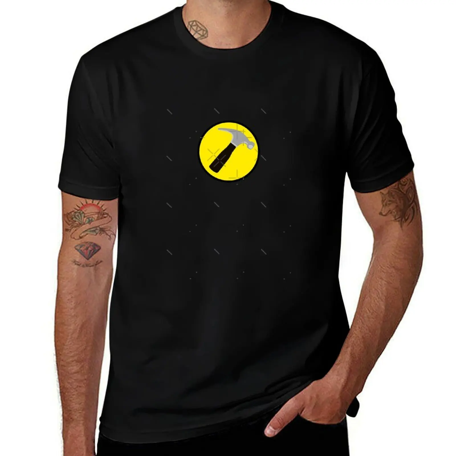 Captain Hammer outlined T-Shirt Plus Size Lightweight Top T-Shirt