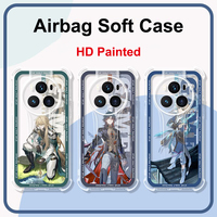 For Honor Magic6 Pro Crystal Case Magic 6 RSR HD Painted Air Bag 360 Protect Matte Back Shell For Honor Magic 5Ultra 5 Pro 5G