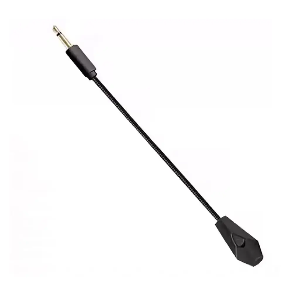 Micrófono de juego de repuesto OFC, brazo de micrófono desmontable para Steelseries Tusq, auriculares intrauditivos para juegos móviles con cable
