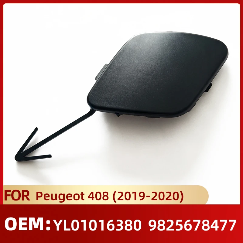 Front Bumper Tow Hook Cover Flap For Peugeot 408 2019-2020 Towing Eye Cap YL01016380 9825678477
