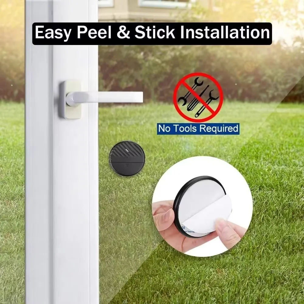 Vibration Alarm Wireless Door Window Sensor Alarm 125dB Glass Break Anti-Theft Sensor Alarm Home Security Protection Alarm