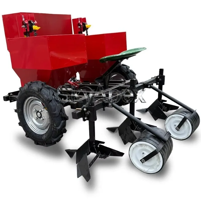 

Small Potato Seeder Double Ridge Taro Jerusalem Artichoke Planting Machine for Farm Agricultural Sowing Work