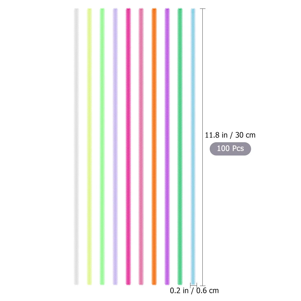 100Pcs Chenille Stems Pipe Flexible Craft Wire for Toddlers Teens DIY Projects Birthday Party Decor Craft Material Creative