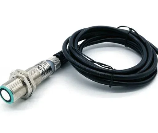 High Precision Ultrasonic Proximity Sensor M18 Cylindrical Non-contact Distance Detecting Industrial Automation Detection Sensor