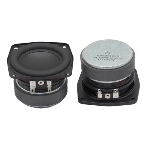 Imagen 2 del producto 2 unids/lote 3 pulgadas Subwoofer 4 Ohm 30W-35W altavoz bajo Audio Woofer Bluetooth DIY altavoces de estantería Hifi Home Sound Theater