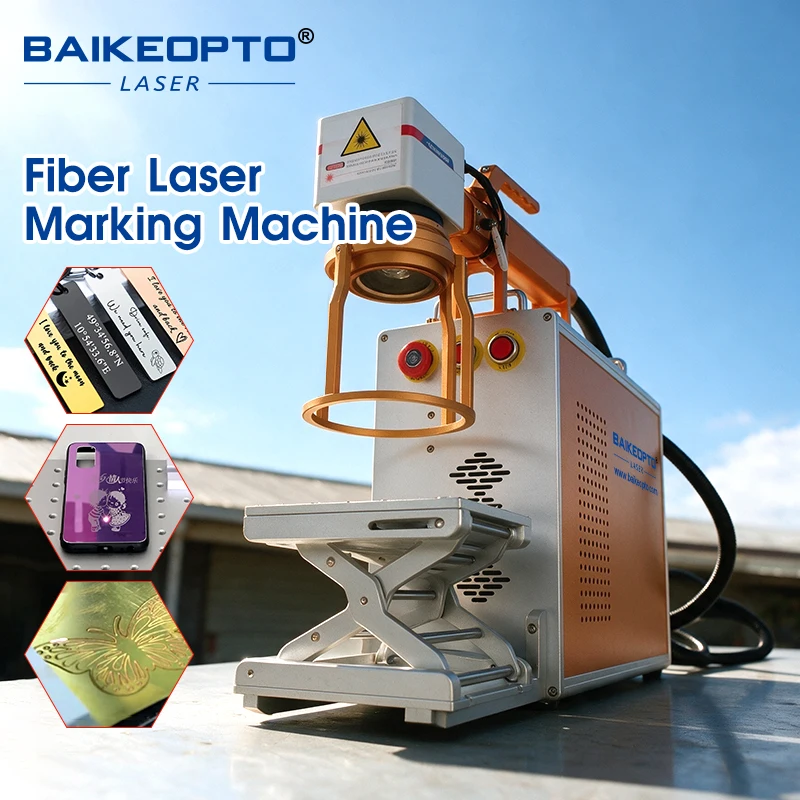 Lightweight Handheld Fiber Laser Marker 20W 30W Metal Jewelry Engraving Machine for Metal Material Marking
