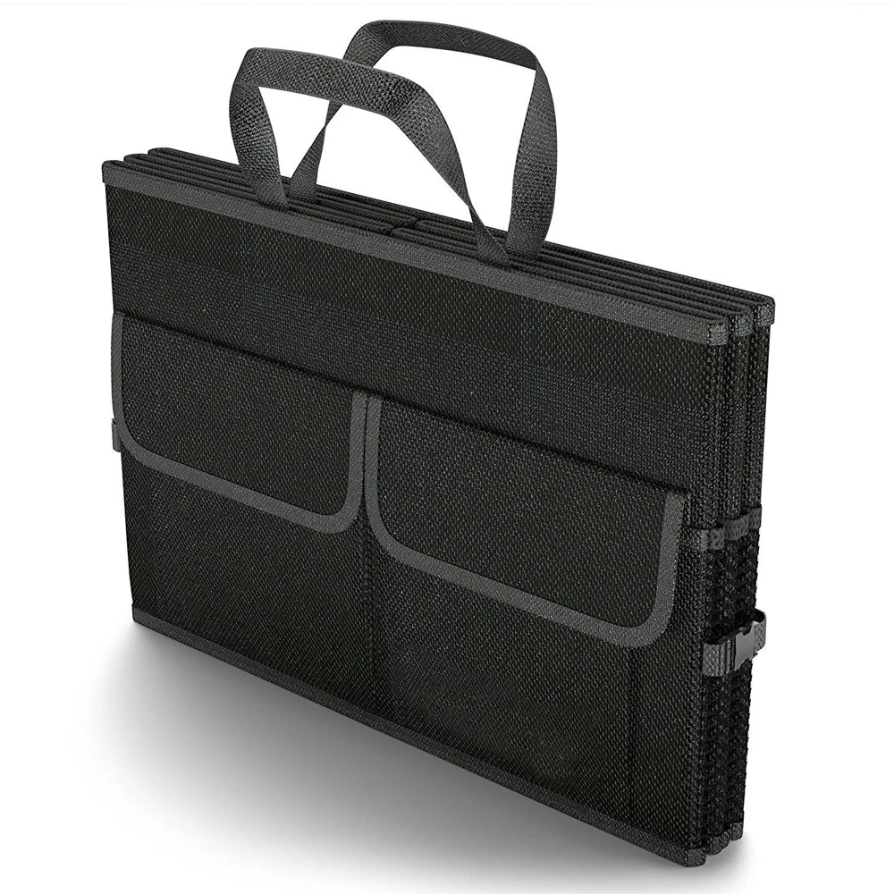 2023 New Hot Fashion 1pcs Trunk Cargo Organizer Folding Caddy Storage Collapse Bag Bin for Car Truck SUV Storage Bags