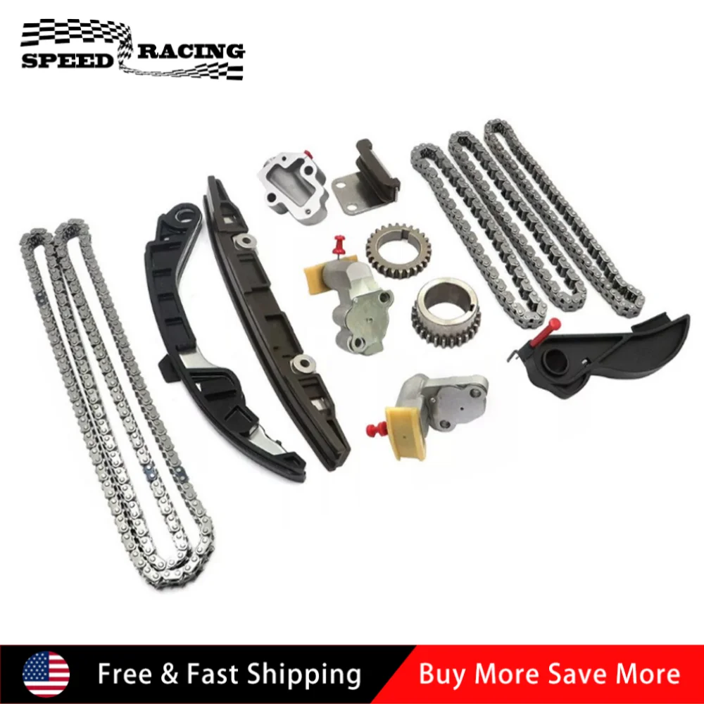 

15043-6KA0A 13021-6KA0A 130706KA0D Timing Chain Kit For 2017-2024 Nissan Pathfinder Infiniti QX60 3.5L V6 VQ35DD