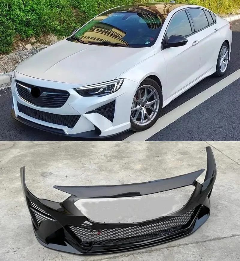 

for Buick Regal Opel Insignia GS 17-21 Front bumper assembly modified undercoat Body kit Grille fog light frame drl surround