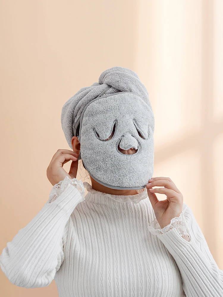 Hot Compress Towel Face Face Steaming Mask Facial Face Steam Heating Skin Cleansing Towel for Skin Beauty