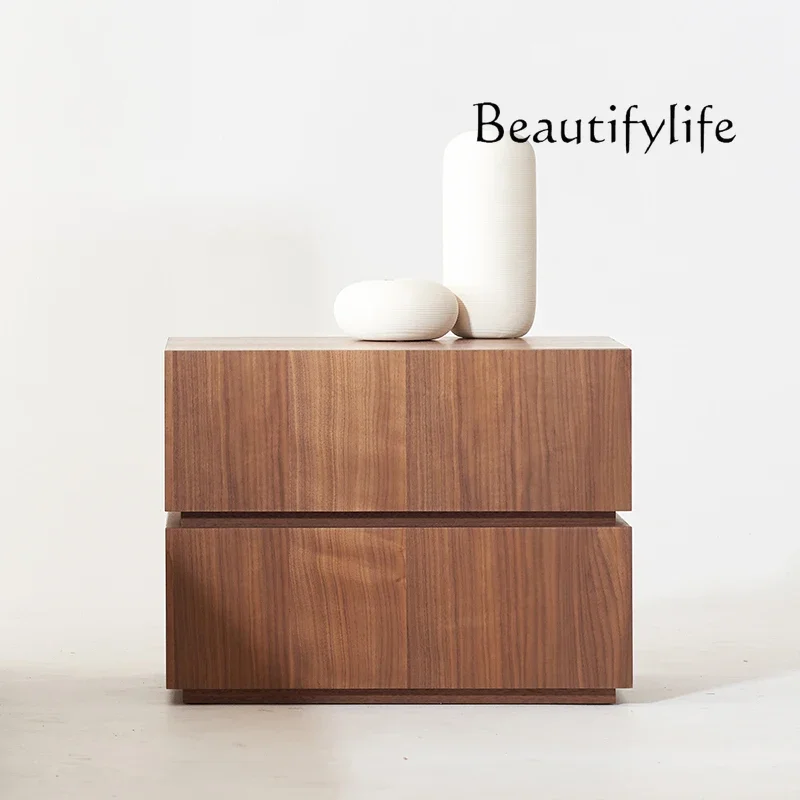 

Nordic Log Corner Table Modern Minimalist Side Table Combination Side Cabinet Multi-Color Simple Bedside Table