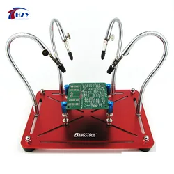 TOOKKS PCB Holder Third Hand for Soldering Helping Hand for Magnifier Welding Tools Welding Clamp for Motherboards Repair