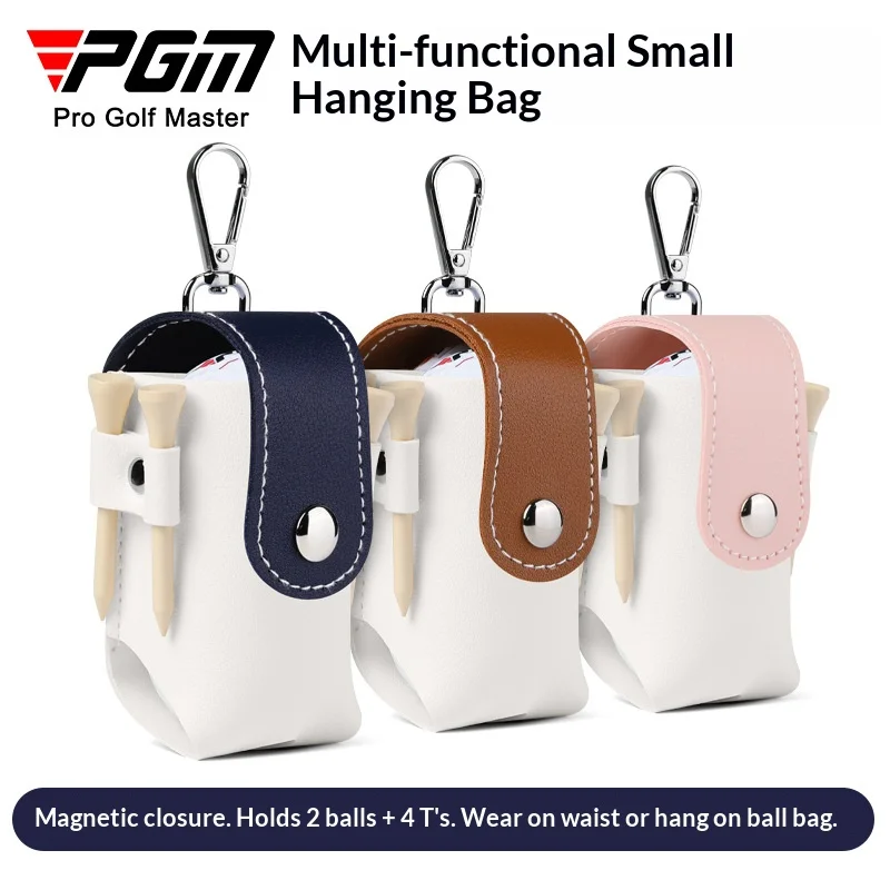 PGM Golf Fanny Pack Men's and Women's Portable Ball Tee Sleeve Magnetic Buckle Closed Waterproof Multifunctional Ball Clip