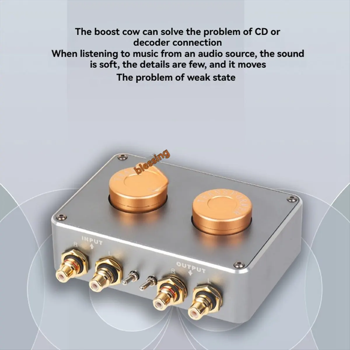 【~ New Y24A】1:1 Isolation Filtering Passive Audio Transformer for Digital Audio Improves Sound Quality Replace for JT-11P-