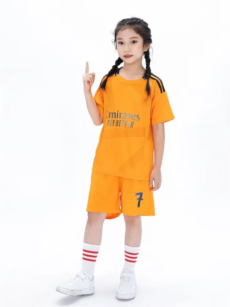 aldult children's clothing set Football sport Uniforms BELLINGHAM5  Fans Jersey  Training wear games kits Leisure shirt