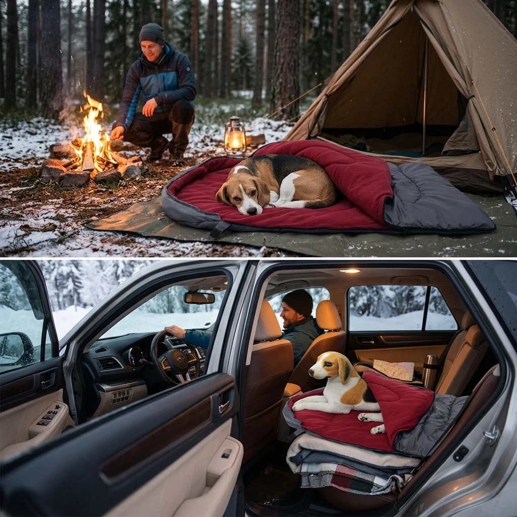 Dog Sleeping Bag Waterproof Do - Outdoor Camping Dog Bed recension och pris