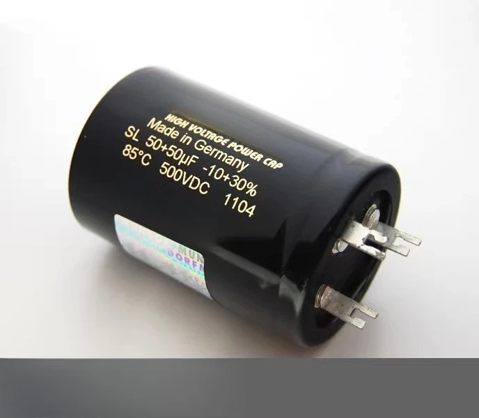 

for mundorf mcap HV 500v 50uf+50uf tube amplifier filter electrolytic capacitor 1PCS