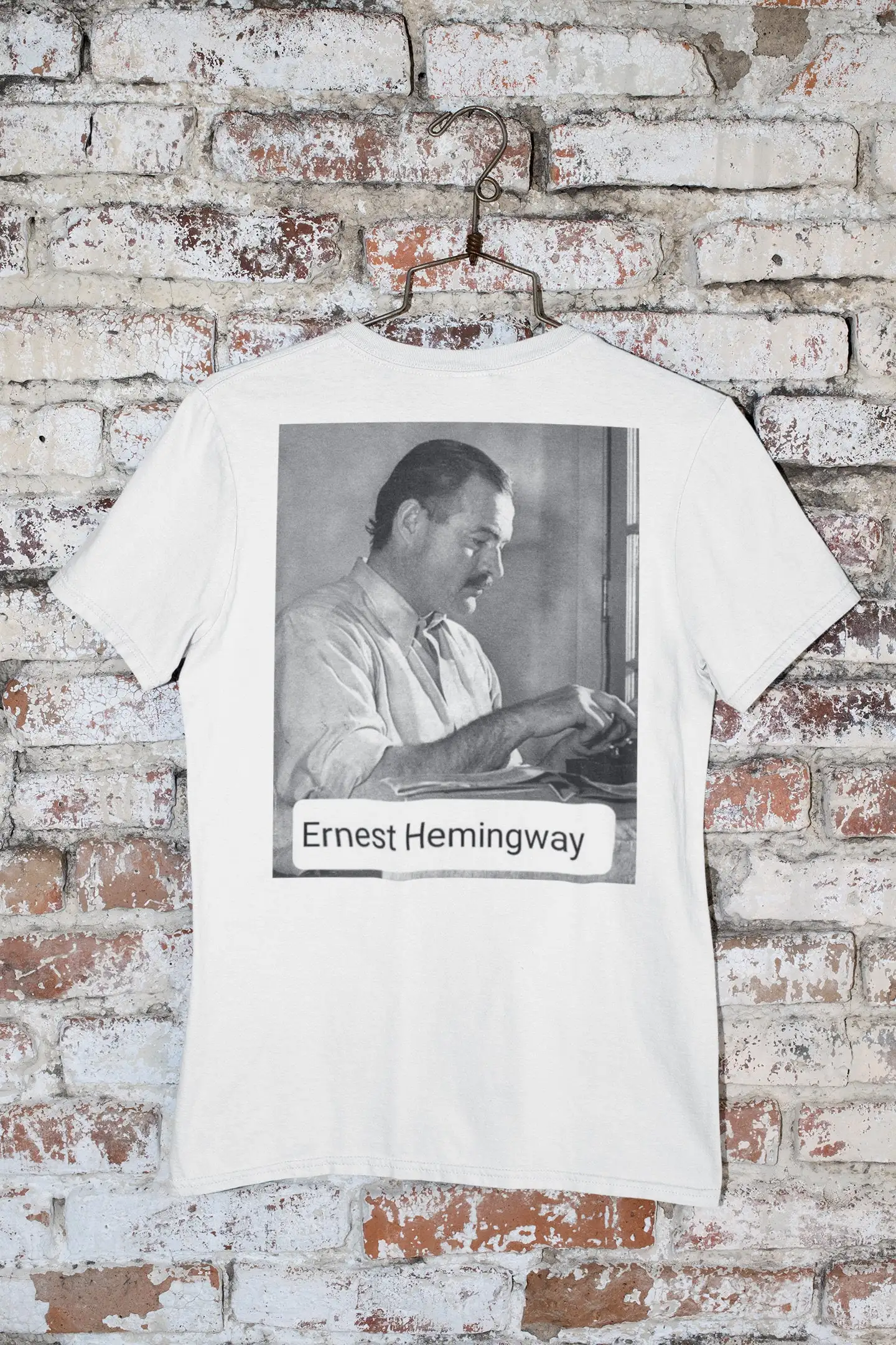 Ernest Hemingway T Shirt American Writer G500 5 3 Oz