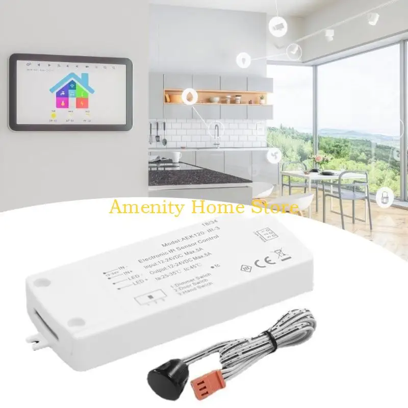 F26C البلاستيك LED محول آمن LED سائق إمدادات الطاقة لا ضوضاء سهلة التركيب DC12 / 24V ترقيات للإضاءة الداخلية