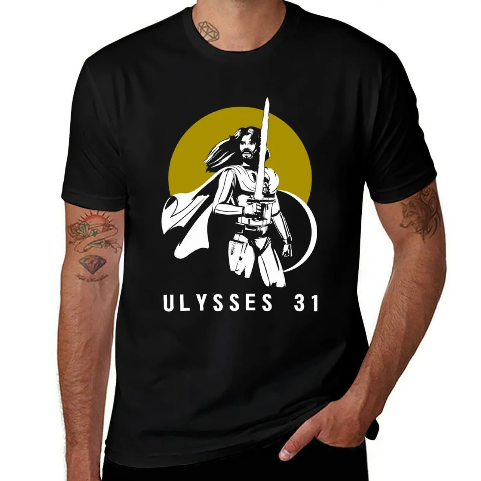 

Classic Anime Ulysses 31 T-Shirt Comfortable Basic Crew Neck Tee