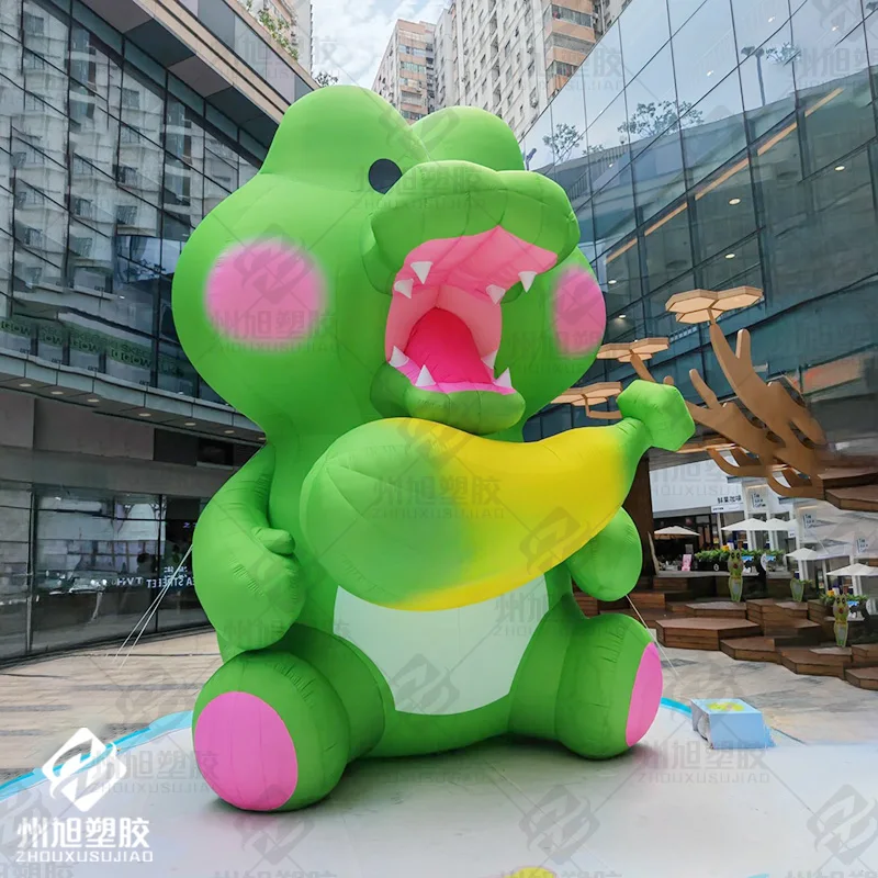 

Inflatable cartoon alligator air model customized large model shopping mall decorative props