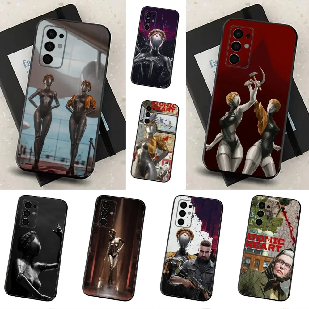 

Hot Game A-Atomic H-Heart Phone Case For Samsung Galaxy A91,A80,A73,A72 ,A71,A53A52,A32 ,A31A22,A21s,A20,Black Cover