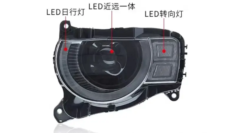 

Автомобильная фара в сборе для Land Rover Defender 2021, обновление, модифицированная на НОВАЯ светодиодная фара с динамическим указателем поворота