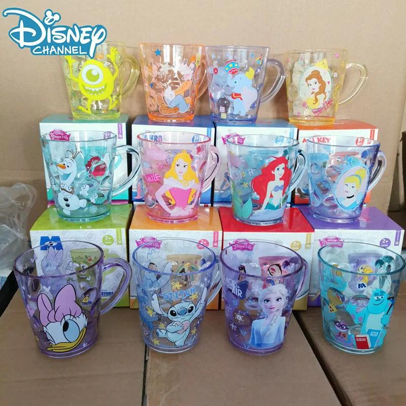 Disney Mickey Mouse Children's Sizzle Cup Children Drink Water Fall-proof Household Cartoon Brushing Teeth Mouthwash Cup