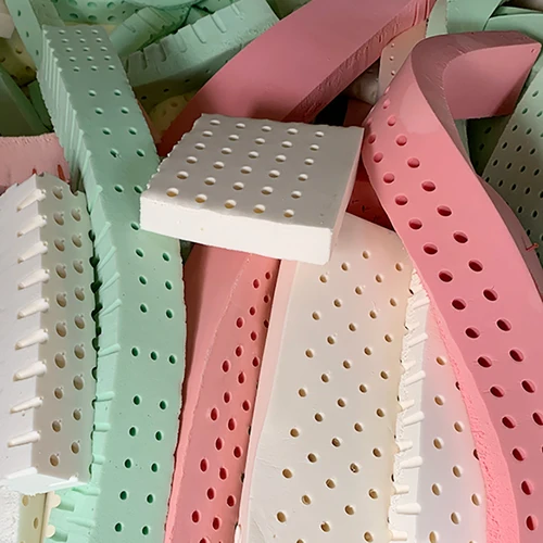 천연 라텍스 갭 필러, DIY 베개 시트 쿠션, 무작위 색상 및 스타일 전송 