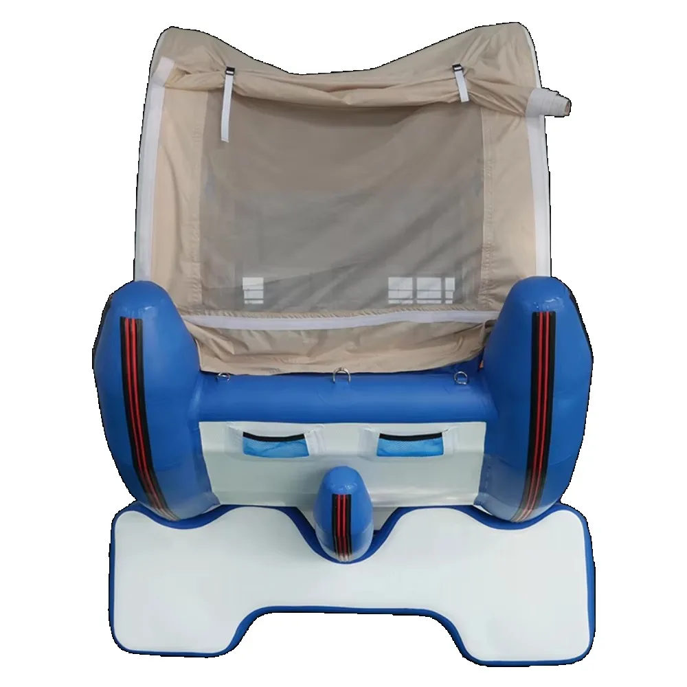 قارب قابل للنفخ جديد بحجم مخصص من SHUNYUAN مع محرك كهربائي بسعة 100-500 كجم للركاب لليخوت العائمة في الهواء الطلق #2