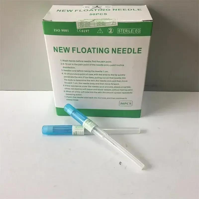 10pcs/50pcs sterile S/L floating needle disposable floating needle steel core acupuncture needle