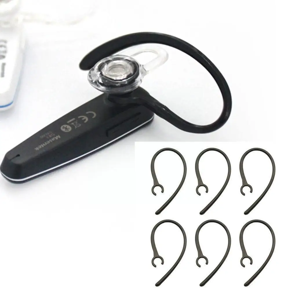 10PCS 6.0mm Bluetooth-compatible Headset Ear Hanger Practical Hook Practical Universal Loop Ear Hook Accessories Clip Click W3U6