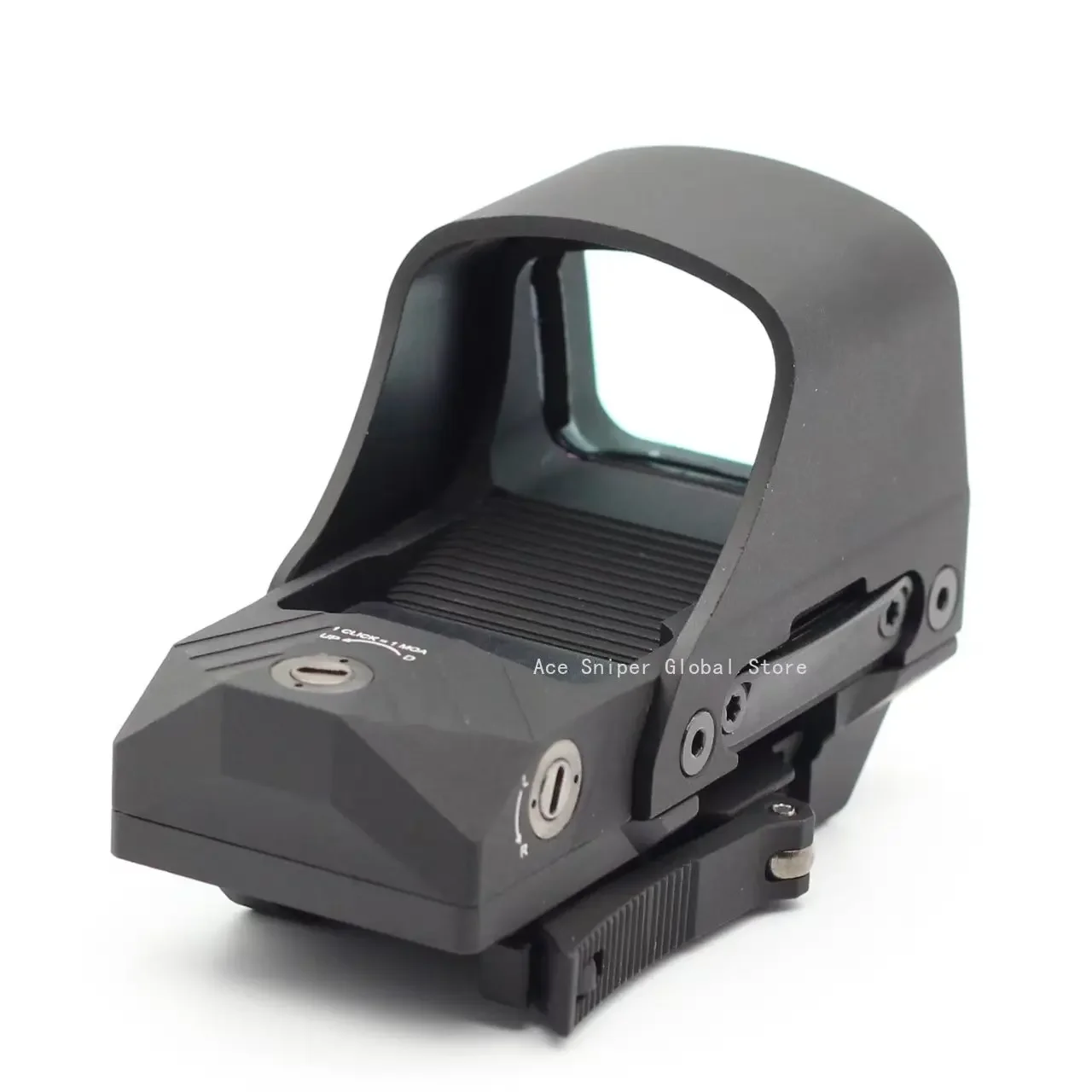 HE510C-GR / HS510C Multi-Reticle 2 MOA Dot & 65 MOA Circle Open Reflex Sight for Long Guns - Solar FailSafe Shake-Awake Waterpro