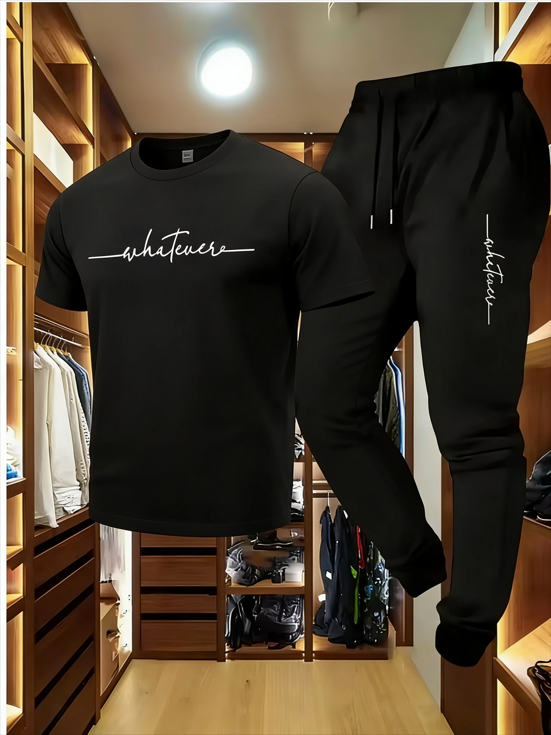 

New sport-style T-shirts casual suits with sports patterns men's clothing two-piece suits men's garments sportswear sport pants