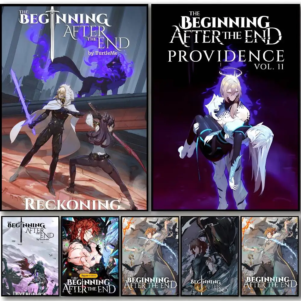 ملصق Anime The B-Beginning بعد النهاية، ملصقات ذاتية اللصق مناسبة لأي سطح جدار مقاوم للماء والرطوبة